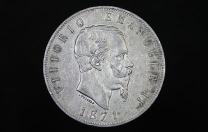 Italien 5 Lire 1871 M